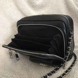 Zara Bags - Zara black and silver leather purse Zara Bags - Zara black and silver leather purse